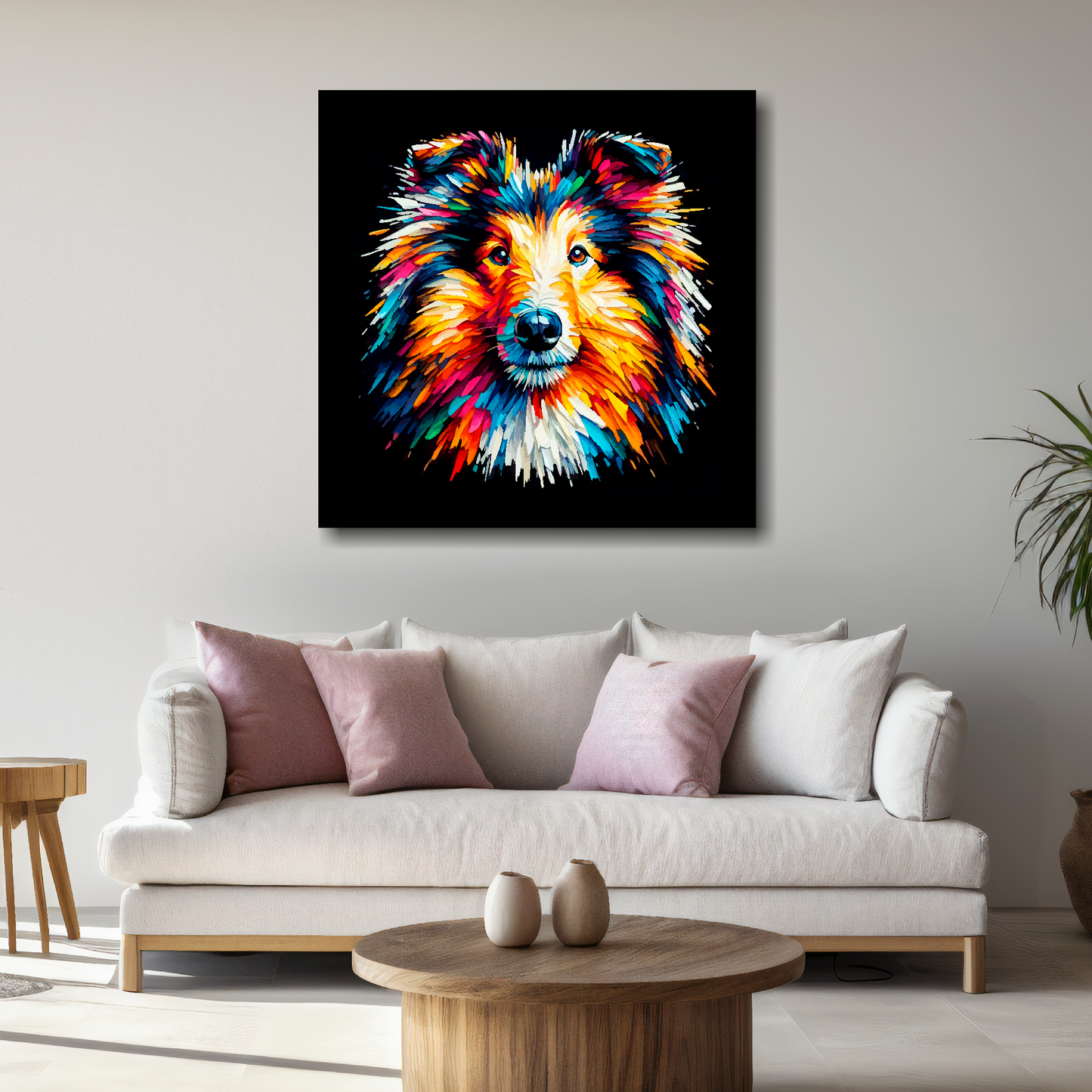 Collie Rough Portrait