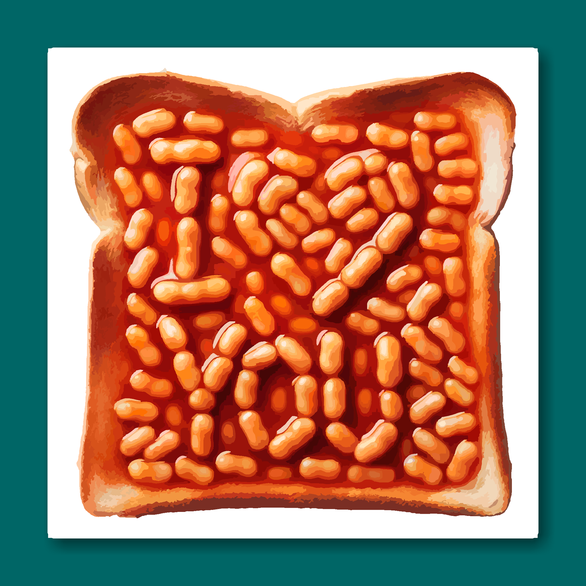 Beans on toast throw blanket - ultra-soft fleece with I love you hidden in beans